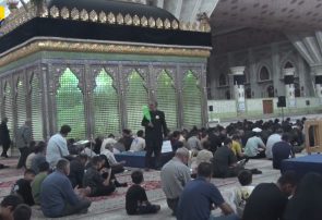 برگزاری مراسم پرفیض دعای کمیل با نوای حاج محمد مهدی عبداللهی  در آستان مقدس امام خمینی (س)