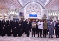 مراسم تجدید میثاق اتحادیه دفتر تحکیم وحدت با آرمان‌های امام خمینی(ره) برگزار شد