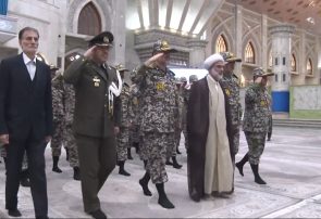 مراسم تجدید میثاق فرماندهان و کارکنان نیروی پدافند هوایی ارتش با آرمانهای بنیانگذار کبیر انقلاب اسلامی