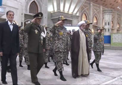 مراسم تجدید میثاق فرماندهان و کارکنان نیروی پدافند هوایی ارتش با آرمانهای بنیانگذار کبیر انقلاب اسلامی