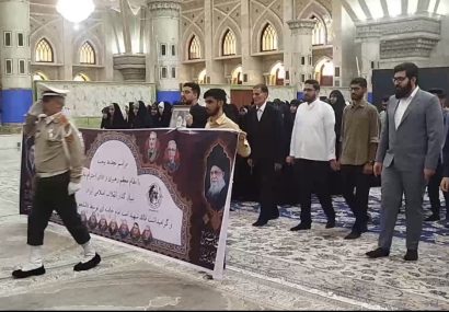 مراسم تجدید میثاق اتحادیه دفتر تحکیم وحدت با آرمان‌های امام خمینی(سلام الله علیه)