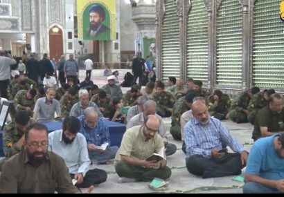 برگزاری دعای پرفیض کمیل در آستان مقدس امام خمینی(ره)