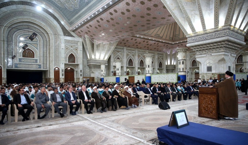 اختتامیه پنجمین جشنواره ملی «اتفاق» در حرم امام خمینی (س)